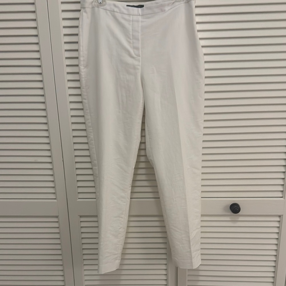 Elie Tahari Elegant White Women's Pants - Sz 8